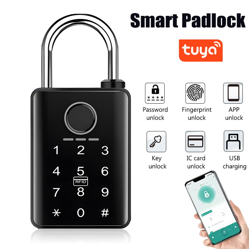 Smart Door Lock Tuya App - Cerradura de puerta inteligente Tuya, candado