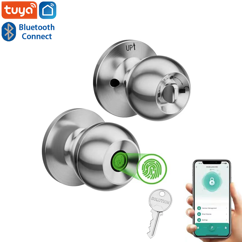 Fingerprint Padlock Weatherproof - Cerradura de puerta inteligente con Control