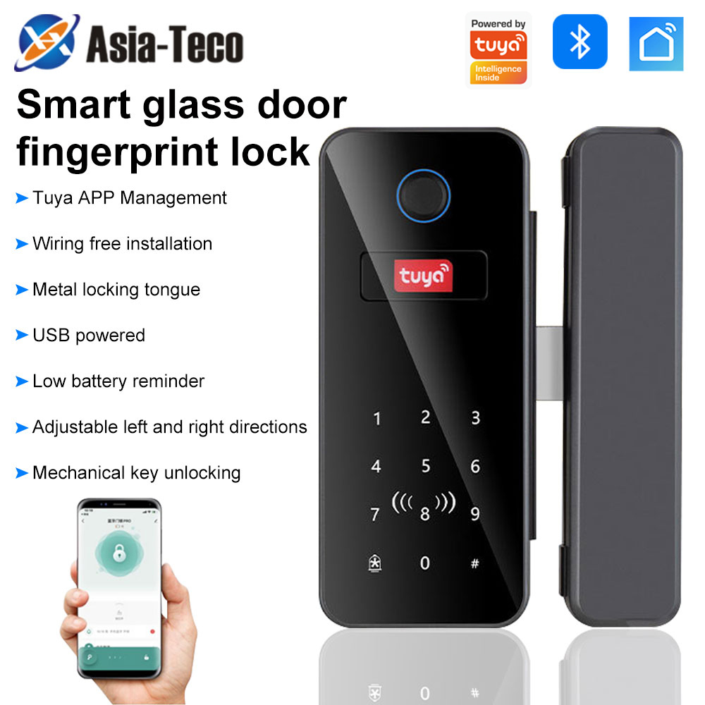 Fingerprint Padlock Weatherproof - Cerradura Inteligente para Puerta de Vidrio