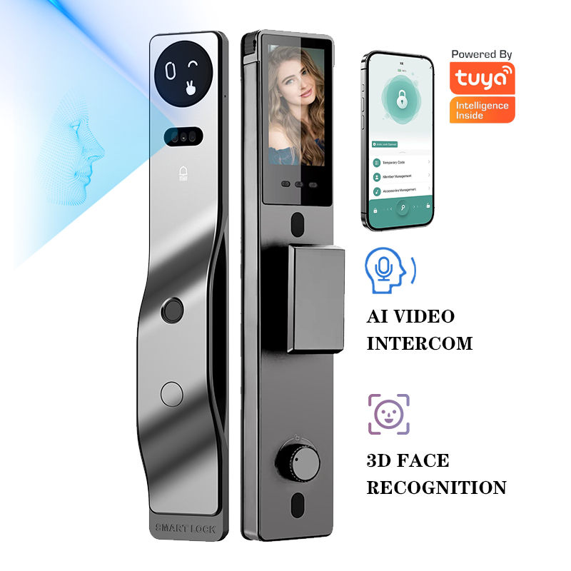Smart Door Lock 3D Face Palm Vein - Cerradura Electrónica Inteligente con Reconocimiento Facial