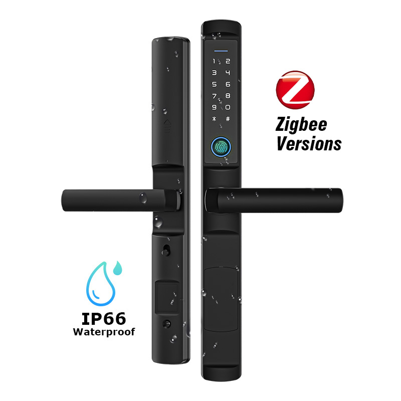 Smart Lock Zigbee Gateway - Tuya zigbee-cerraduras biométricas para puerta, cerradura