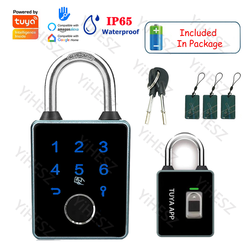 Fingerprint Padlock Weatherproof - Tuya TTLOCK candado inteligente Control de