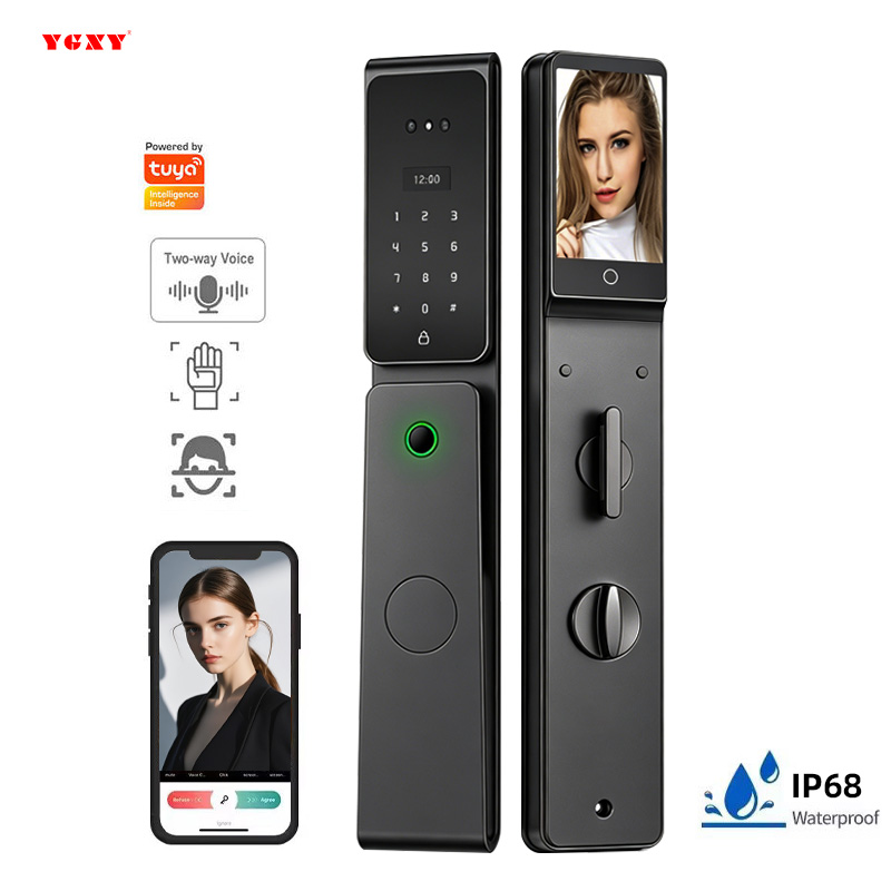 Smart Door Lock 3D Face Palm Vein - Cerradura Inteligente YAGU 3D con Reconocimiento