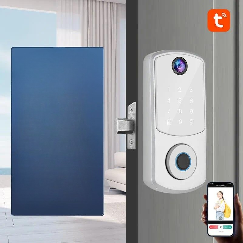 Smart Lock Deadbolt Keypad Bluetooth - Cerradura Inteligente con Huella Dactilar y