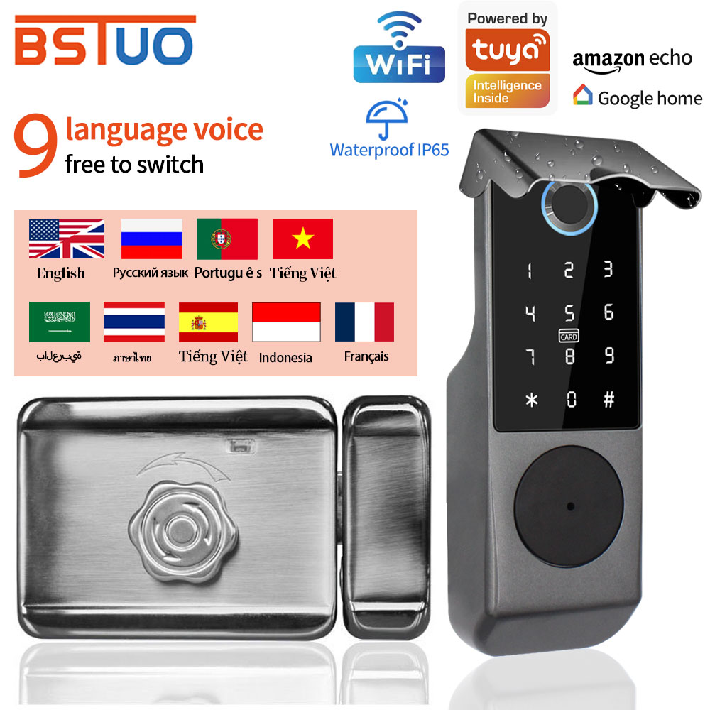 Smart Lock For Sliding Door - TUYA-cerradura de puerta inteligente con WIFI,