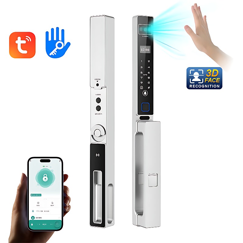 Smart Door Lock 3D Face Palm Vein - Cerradura Inteligente 3D con Reconocimiento Facial,