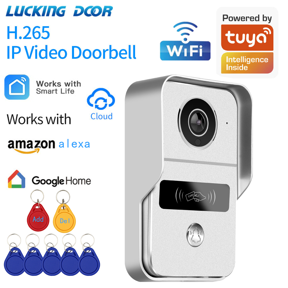 Smart Door Lock With Camera Intercom - Tuya Smart 1080P timbre cámara WiFi
