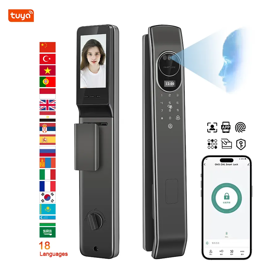 Smart Lock Zigbee Gateway - Cerradura inteligente WiFi remota, cerradura de