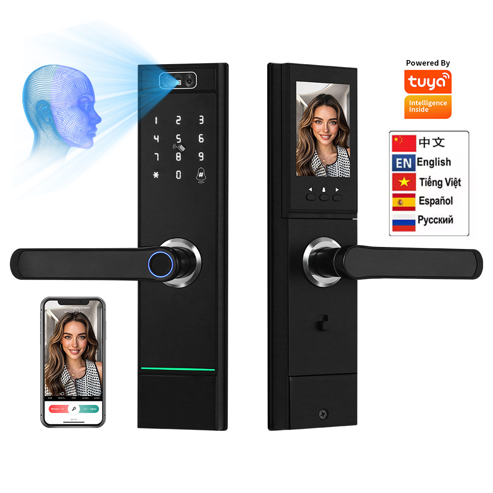 Face Recognition Door Lock - Cerradura de manija Digital inteligente con