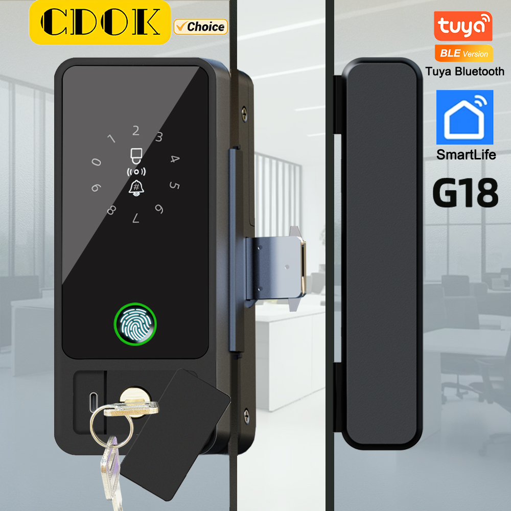 Smart Lock Zigbee Gateway - Cerradura inteligente para puerta de vidrio