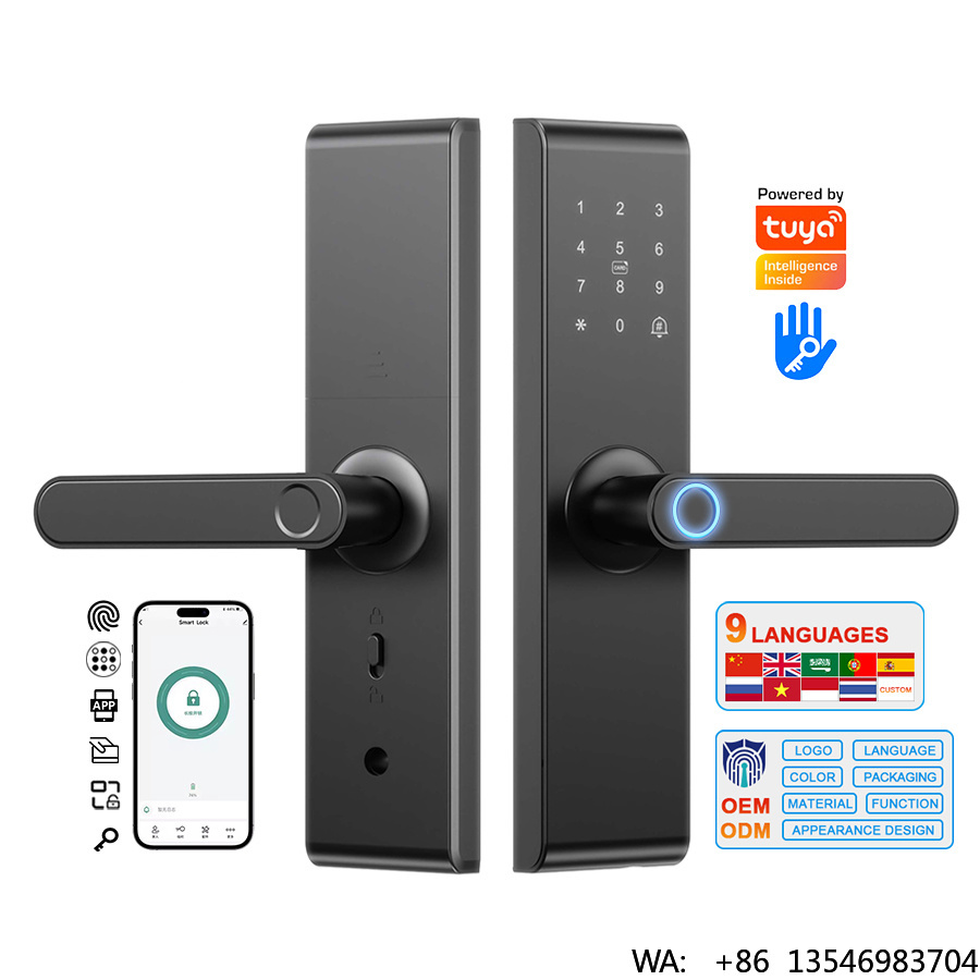 Digital Door Lock Fingerprint Handle - Cerradura Inteligente para Puerta con Huella