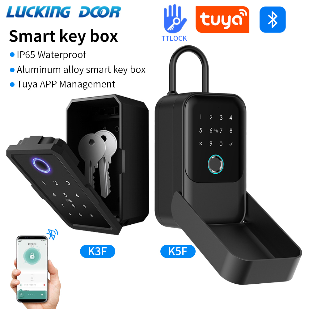 Fingerprint Padlock Weatherproof - Tuya Smart Life App o aplicación