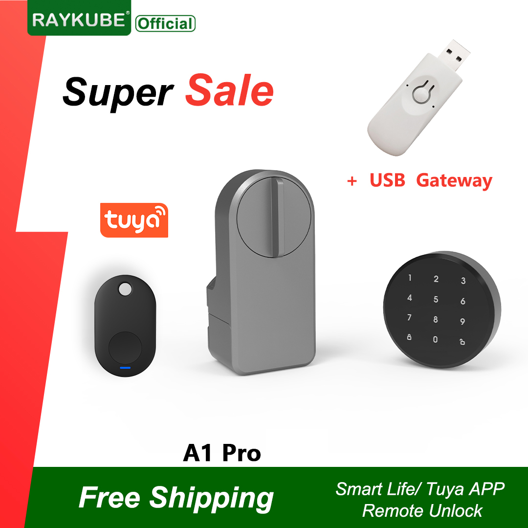 Smart Door Lock Tuya App - RAYKUBE A1 Pro Tuya BEL juego