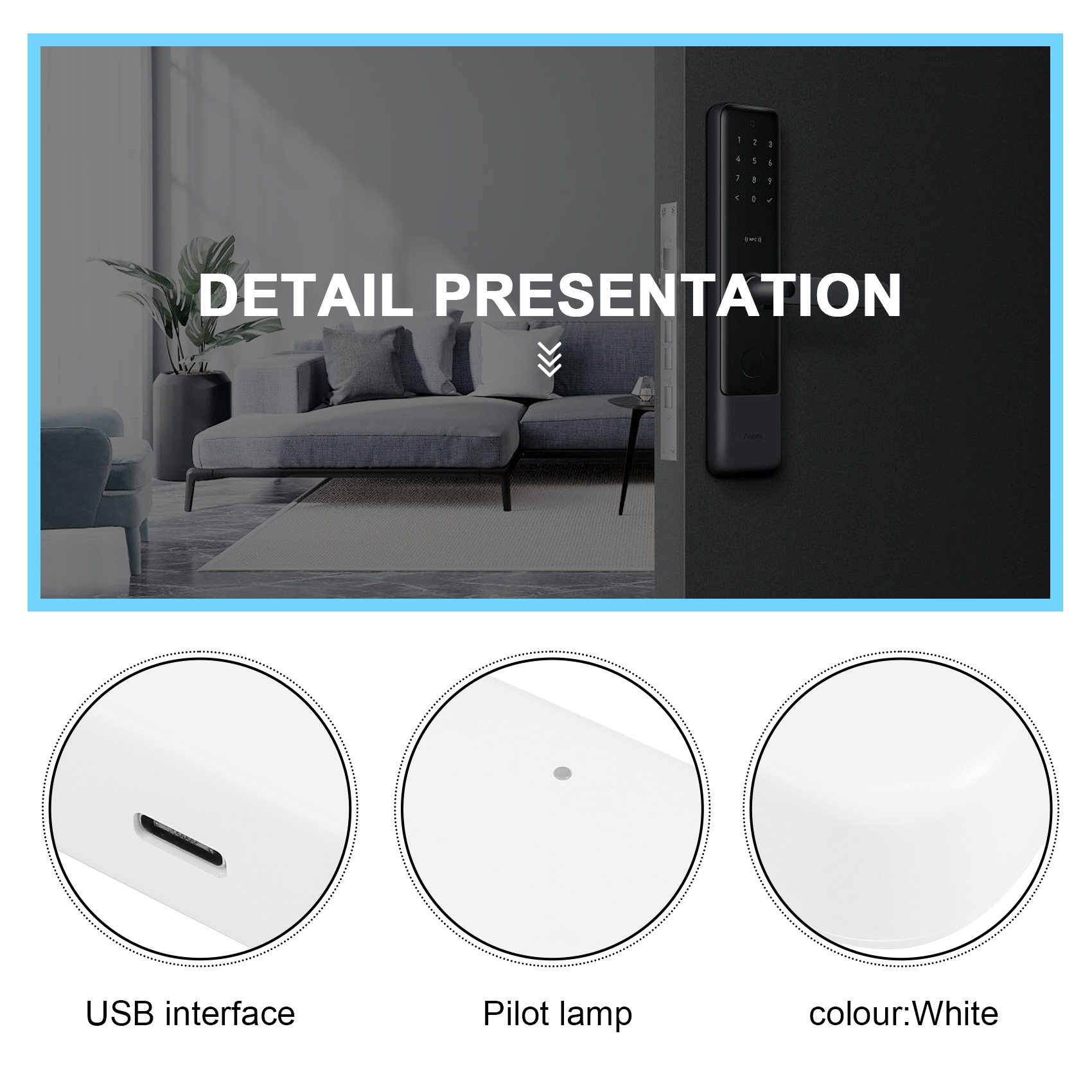 Smart Door Lock Fingerprint Wifi - Cerradura Electrónica Inteligente con Huella Dactilar