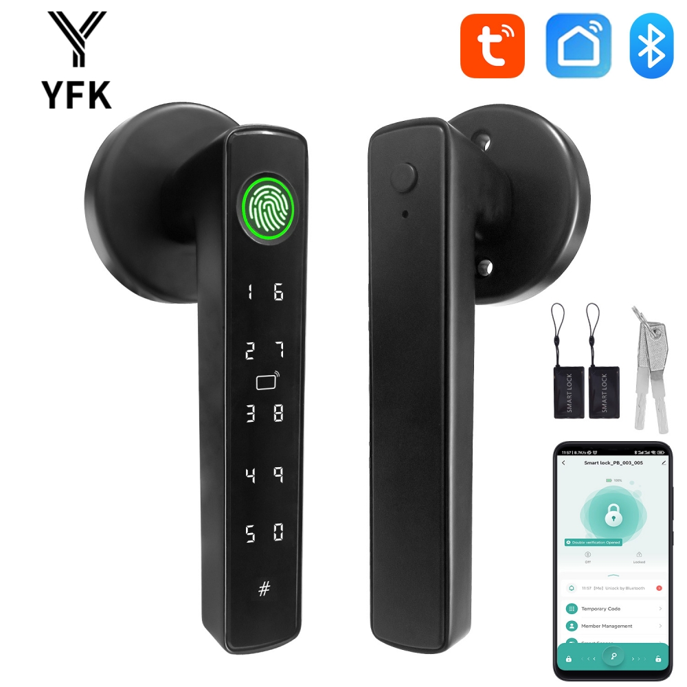 Fingerprint Padlock Weatherproof - Cerradura Inteligente para Puerta YFK Tuya