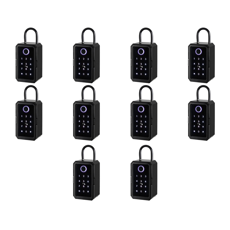 Smart Door Lock Fingerprint Wifi - 【Pastel caliente】 caja de bloqueo de