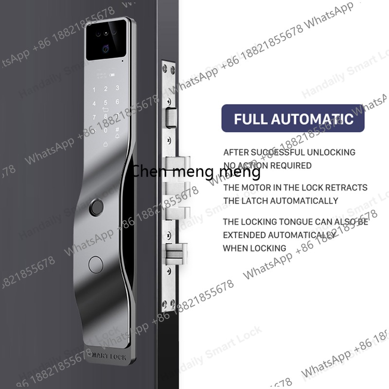 Video Door Lock With Camera Peephole - Cerradura Inteligente con Reconocimiento Facial 3D,