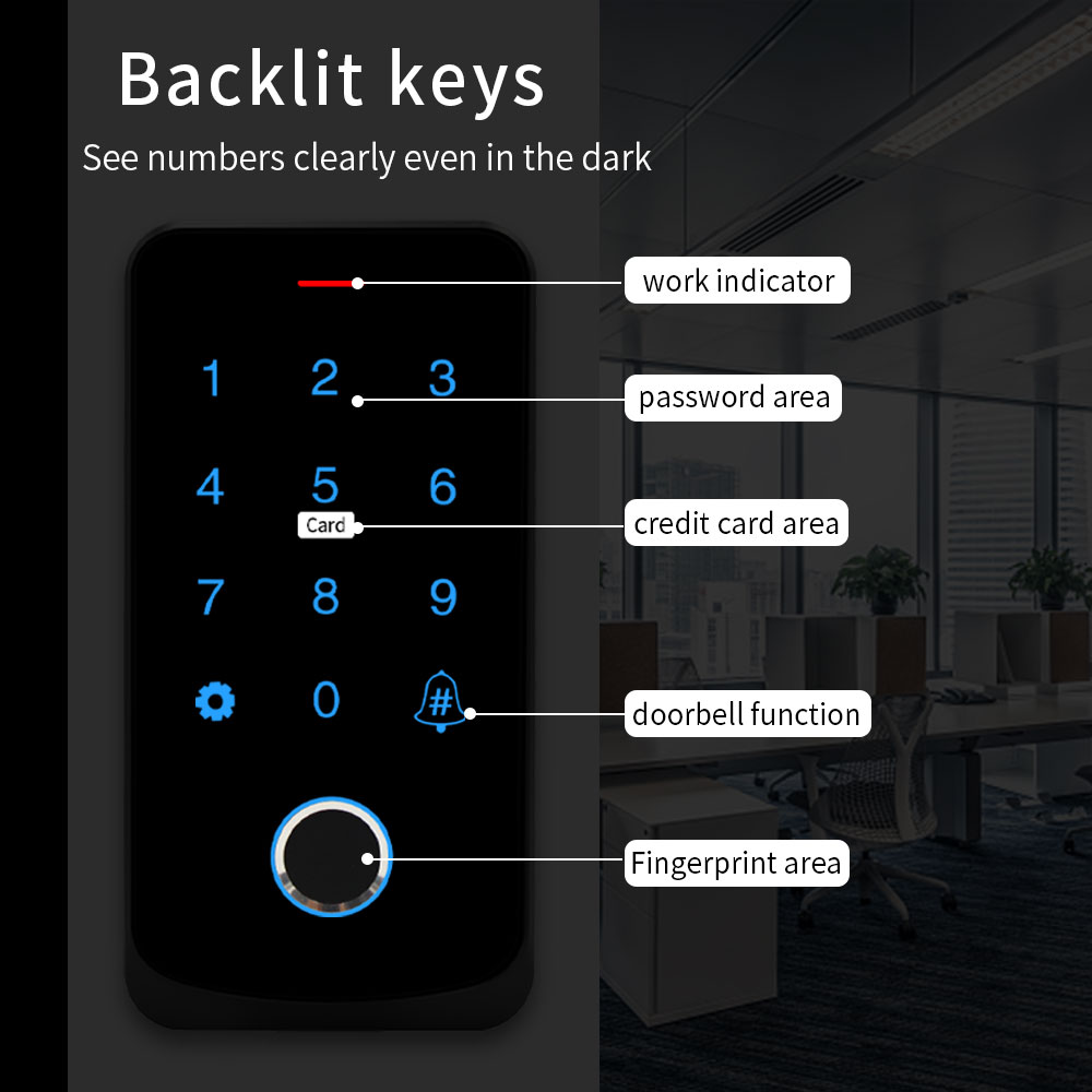 Kit de Control de acceso TF9 I - Fingerprint Padlock Weatherproof reseña y precio