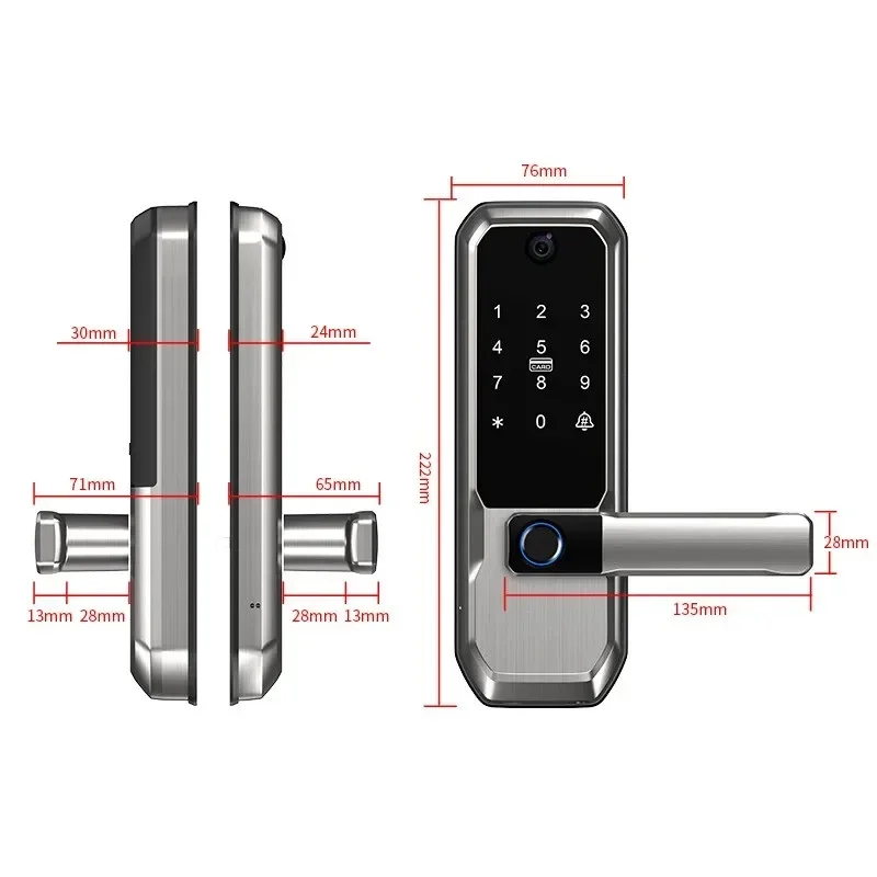 Cerradura Inteligente WiFi Tuy - Smart Door Lock Tuya App reseña y precio