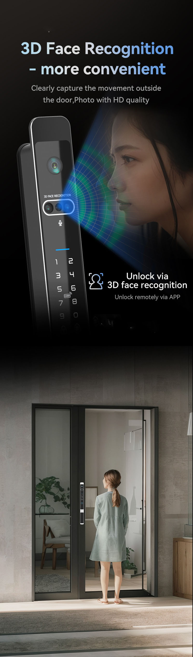 Cerradura de Puerta Inteligent - Video Door Lock With Camera Peephole reseña y precio