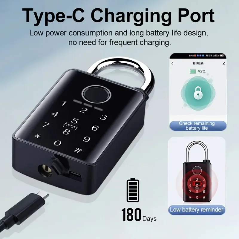 Cerradura de puerta inteligent - Smart Door Lock Tuya App reseña y precio