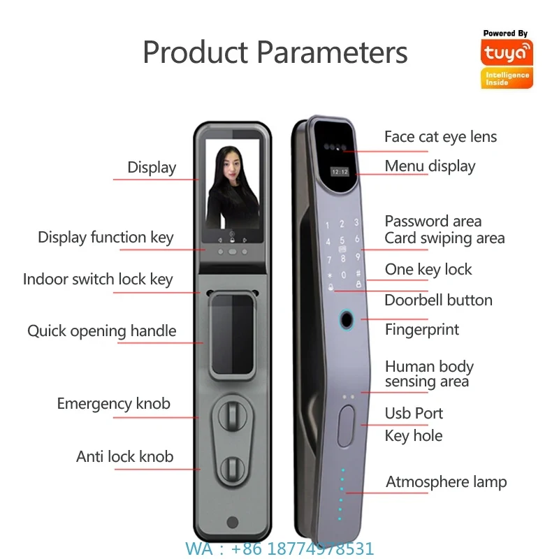 Cerradura Inteligente con Reco - Face Recognition Door Lock reseña y precio