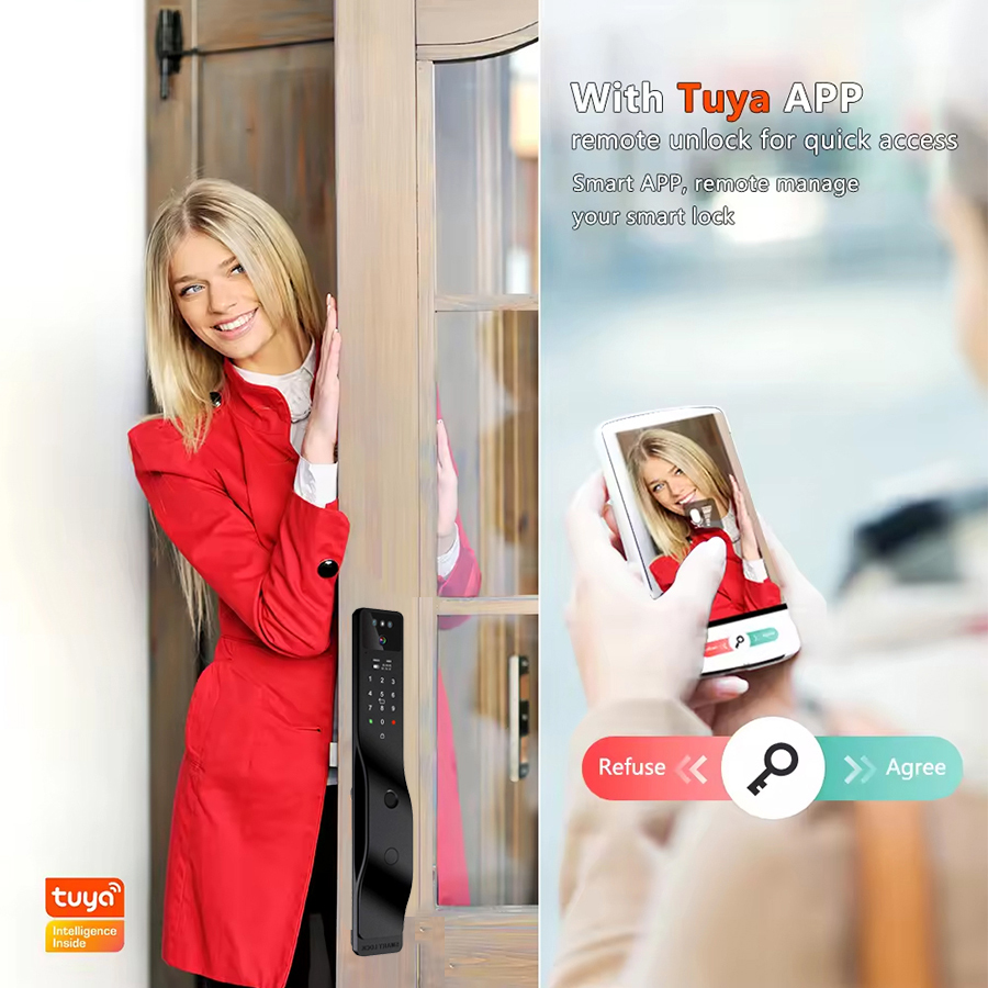 Cerradura Inteligente para Pue - Smart Door Lock With Camera Intercom reseña y precio