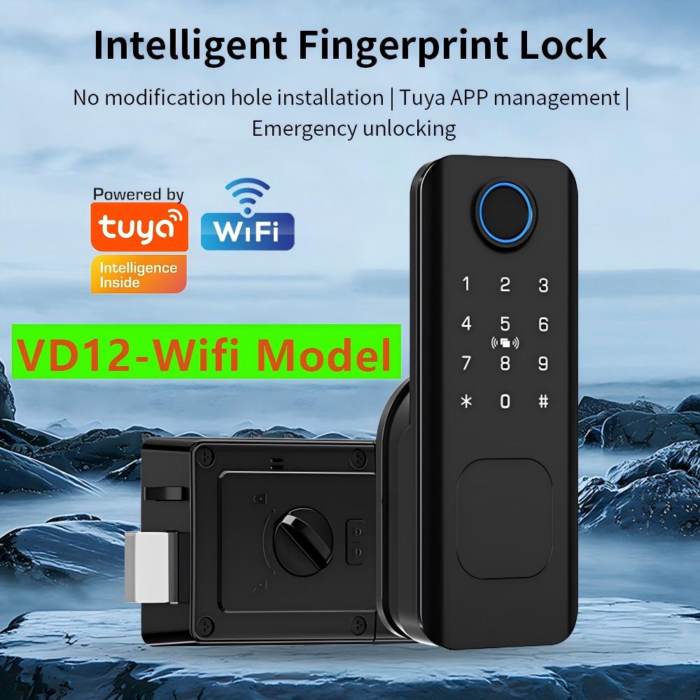 Cerradura Inteligente para Jar - Smart Rim Lock Wifi Fingerprint reseña y precio