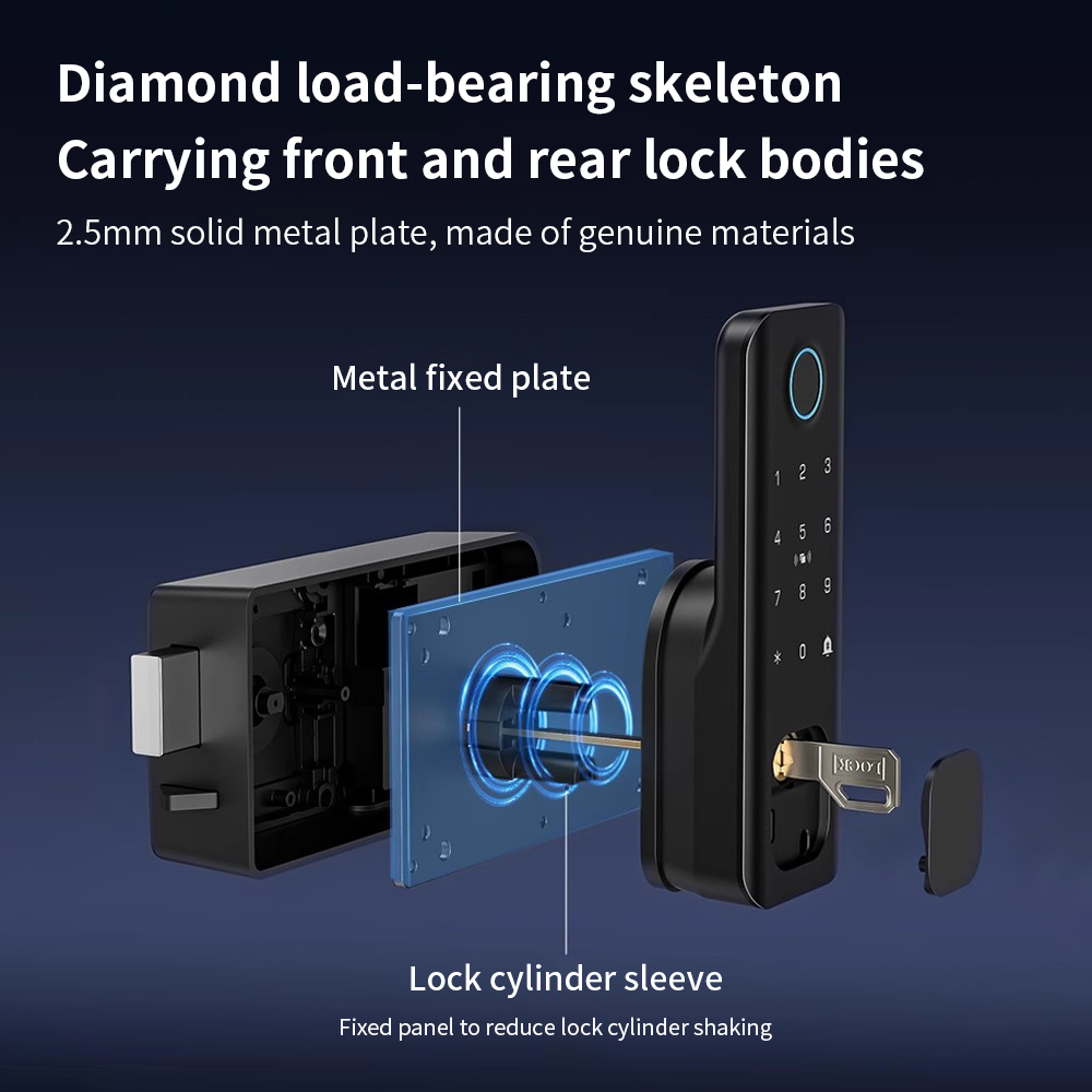Cerradura Inteligente para Jar - Smart Rim Lock Wifi Fingerprint reseña y precio