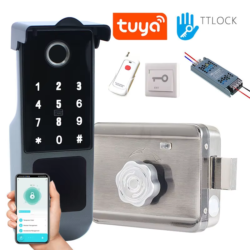 Cerradura Inteligente TTLock c - Smart Rim Lock Wifi Fingerprint reseña y precio