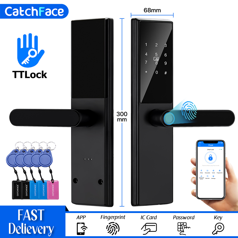 Cerradura de puerta con huella - Smart Lock For Sliding Door reseña y precio