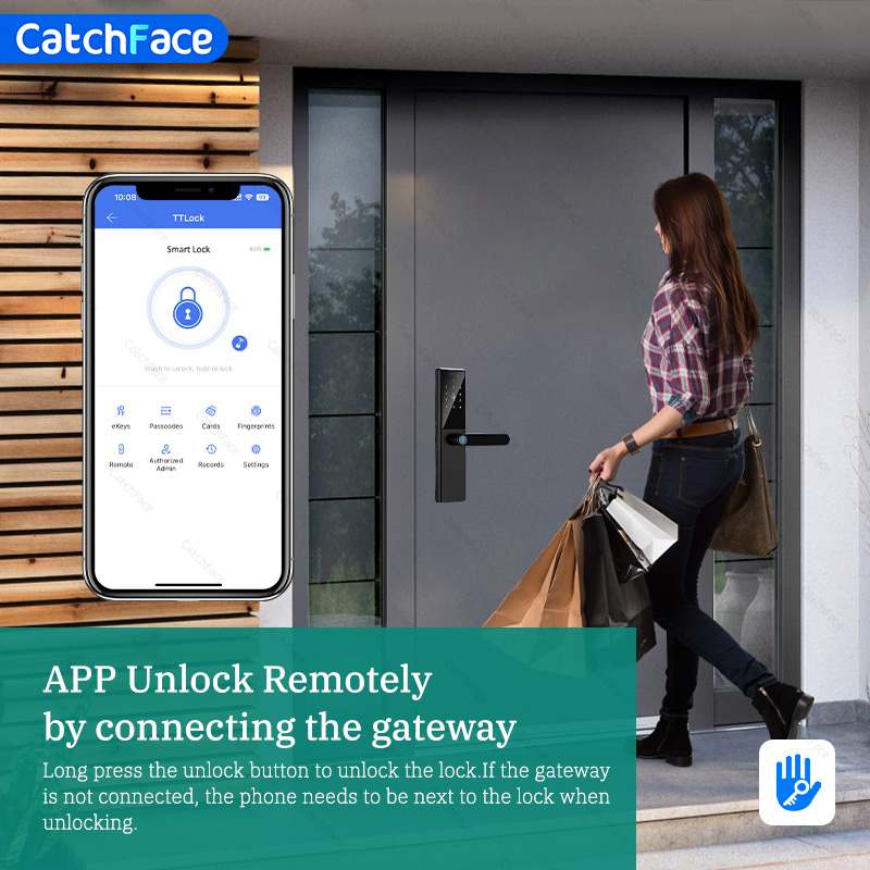 Cerradura de puerta con huella - Smart Lock For Sliding Door reseña y precio