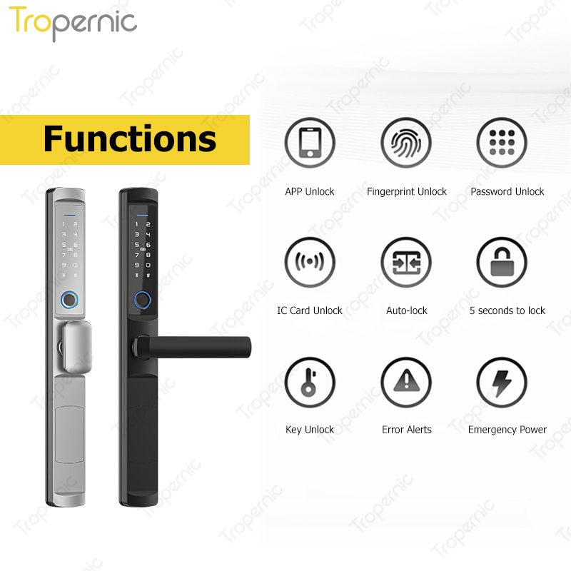 Tuya zigbee-cerraduras biométr - Smart Lock Zigbee Gateway reseña y precio