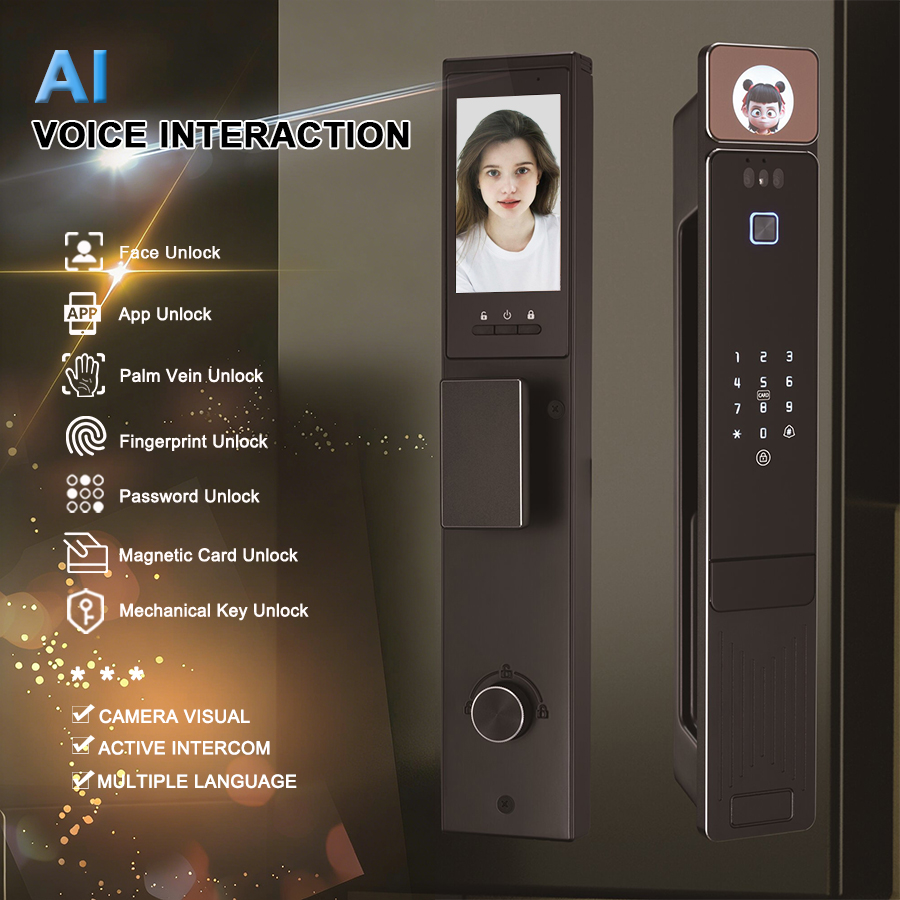 Cerradura Inteligente Digital  - Smart Door Lock 3D Face Palm Vein reseña y precio