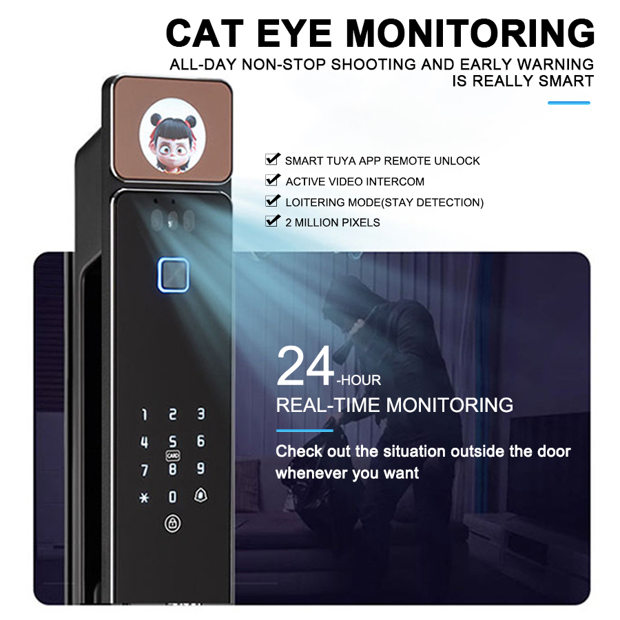 Cerradura Inteligente Digital  - Smart Door Lock 3D Face Palm Vein reseña y precio