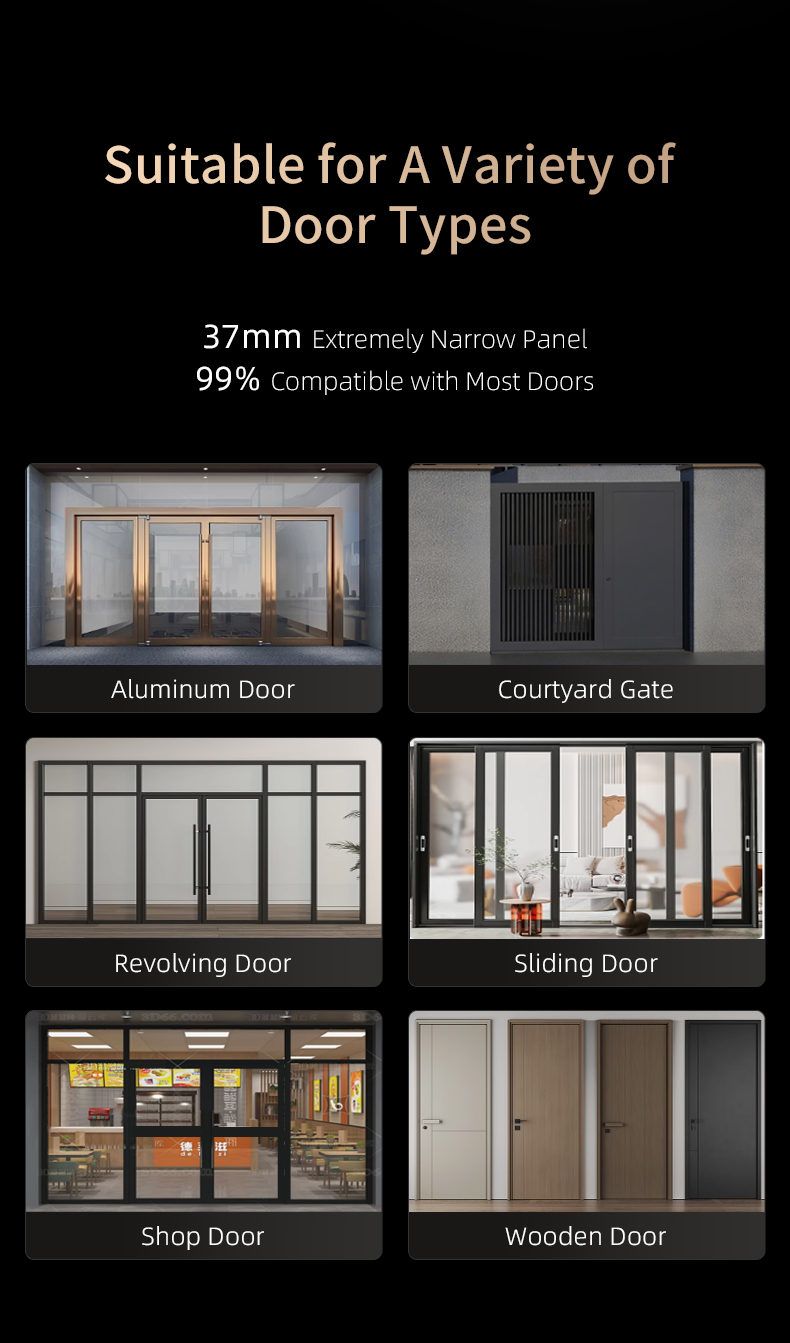 Tuya-cerradura de puerta intel - Smart Door Lock 3D Face Palm Vein reseña y precio