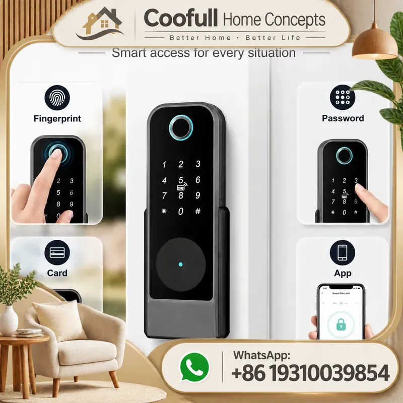 Cerradura Inteligente sin Llav - Smart Rim Lock Wifi Fingerprint reseña y precio