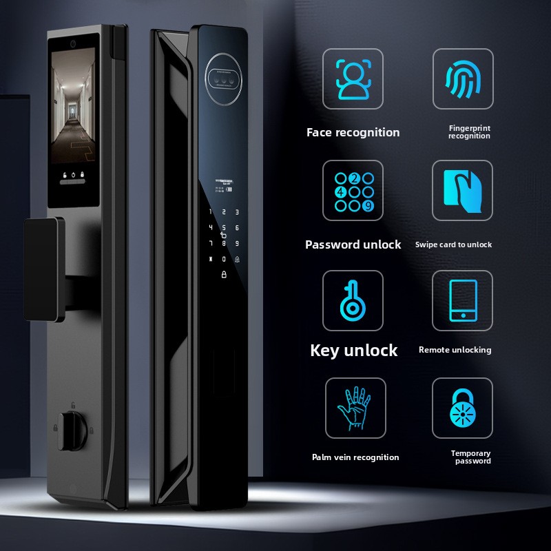 Cerradura Inteligente Visual p - Smart Door Lock With Camera Intercom reseña y precio