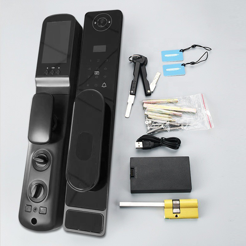 Cerradura automática TUYA Wifi - Smart Door Lock With Camera Intercom reseña y precio