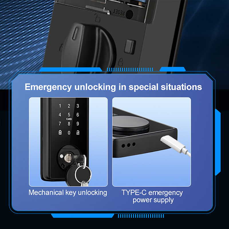 Cerradura de cerrojo inteligen - Smart Door Lock Tuya App reseña y precio