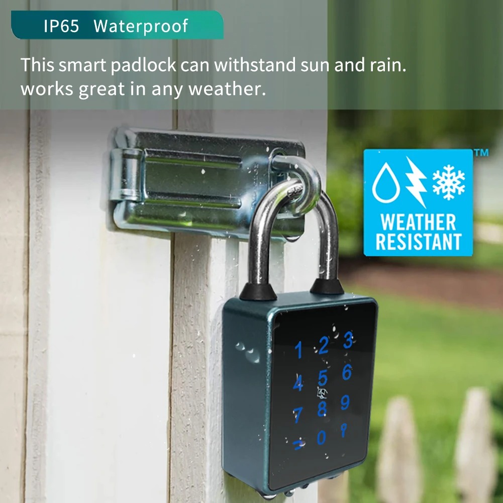 Tuya TTLOCK candado inteligent - Fingerprint Padlock Weatherproof reseña y precio