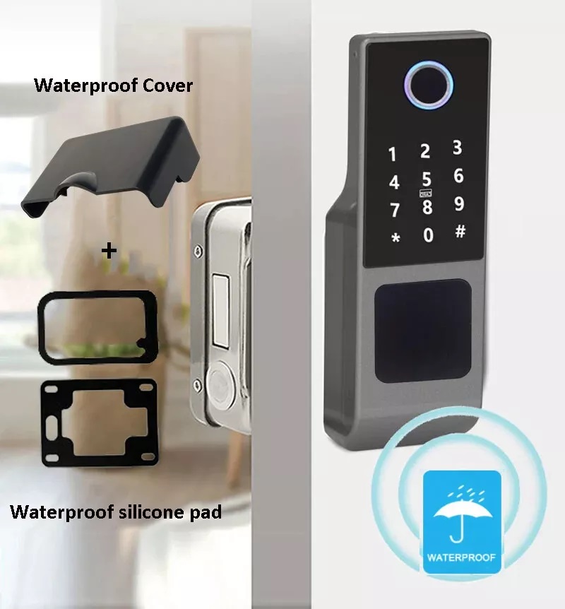 Cerradura Inteligente Impermea - Smart Rim Lock Wifi Fingerprint reseña y precio