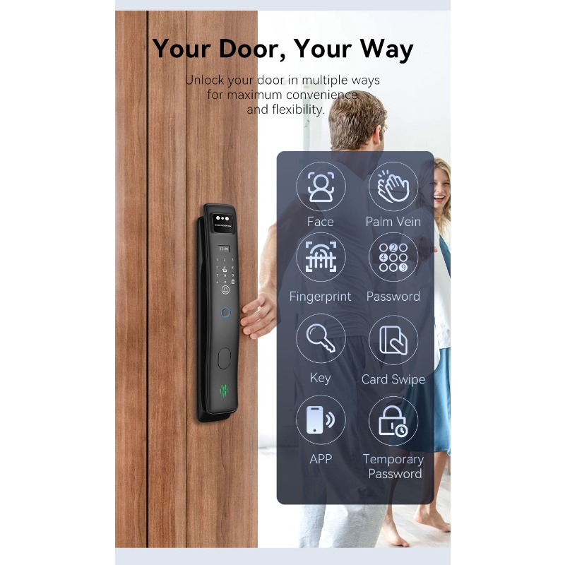 Cerradura Inteligente con Reco - Smart Door Lock With Camera Intercom reseña y precio