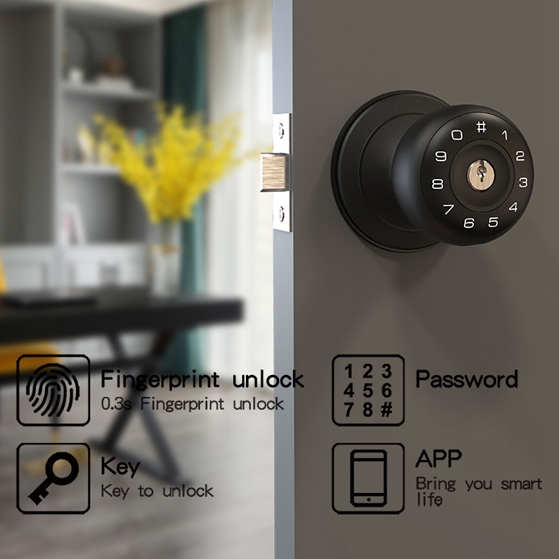 Tuya-cerrojo de seguridad inte - Smart Lock Deadbolt Keypad Bluetooth reseña y precio