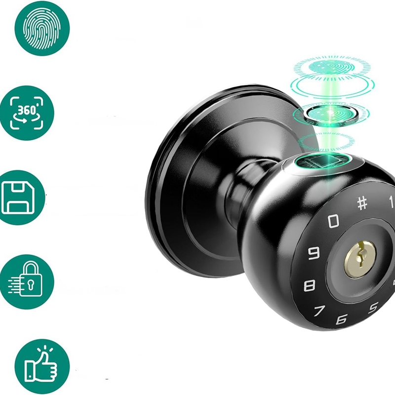 Tuya-cerrojo de seguridad inte - Smart Lock Deadbolt Keypad Bluetooth reseña y precio