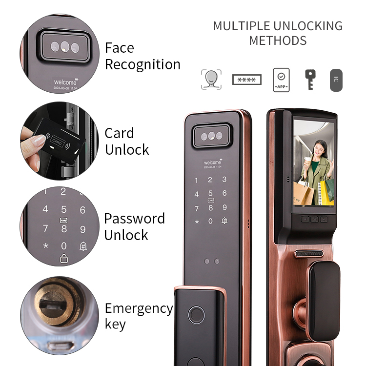 Cerradura Inteligente con Reco - Smart Door Lock With Camera Intercom reseña y precio