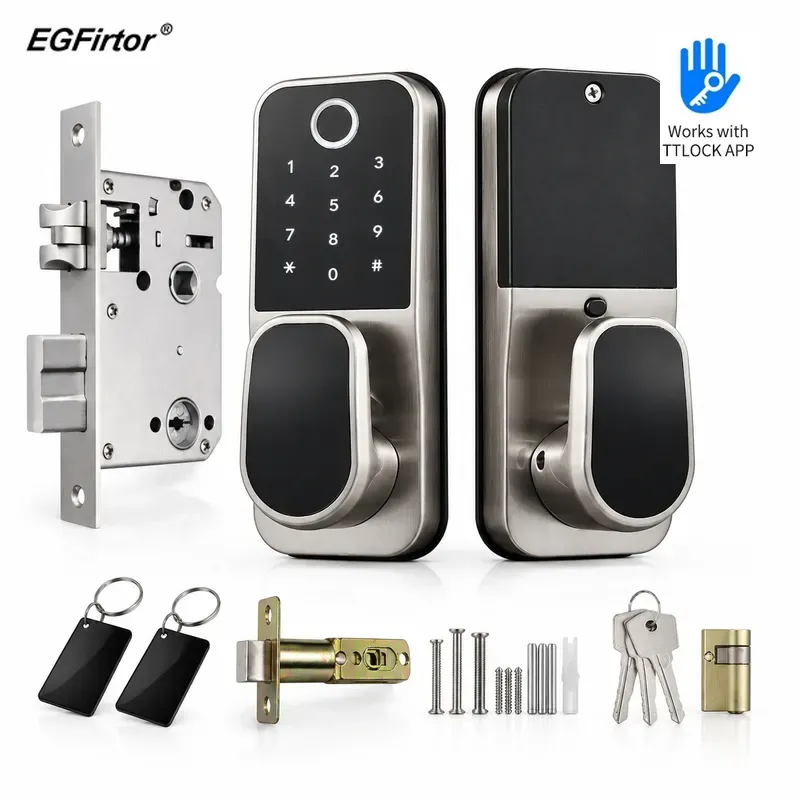 Cerradura electrónica intelige - Smart Lock Deadbolt Keypad Bluetooth reseña y precio