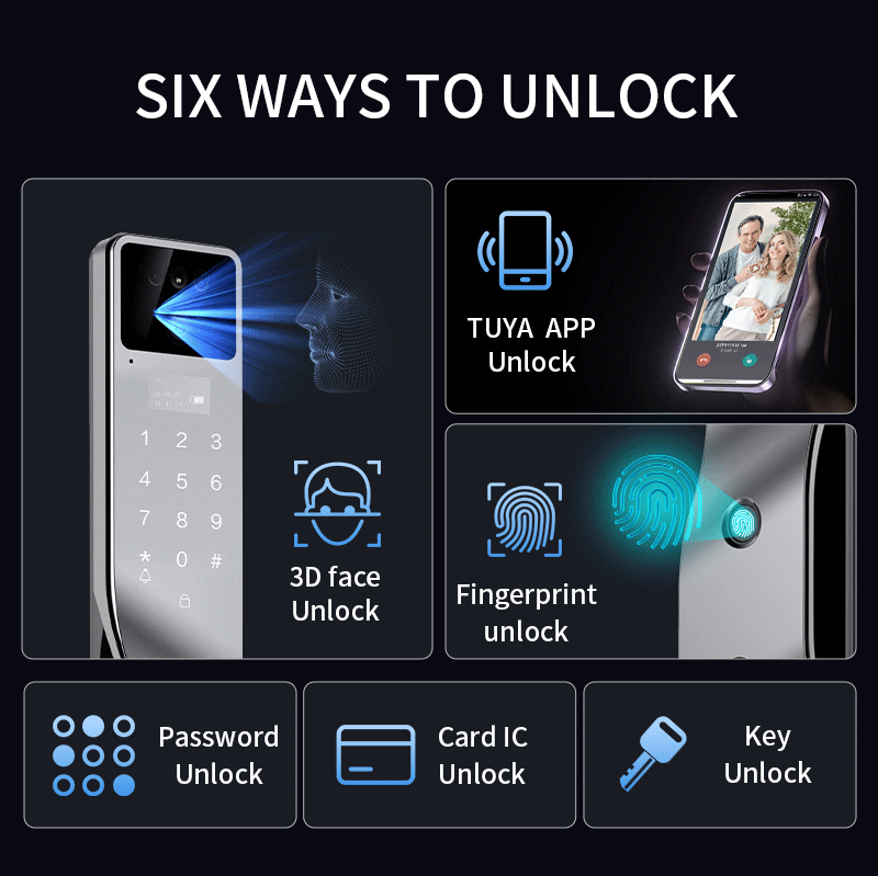 Cerradura de Puerta Inteligent - Smart Door Lock With Camera Intercom reseña y precio