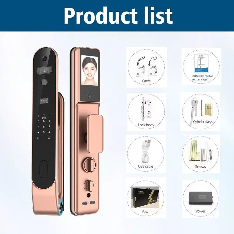 Cerradura electrónica de alta  - Face Recognition Door Lock reseña y precio