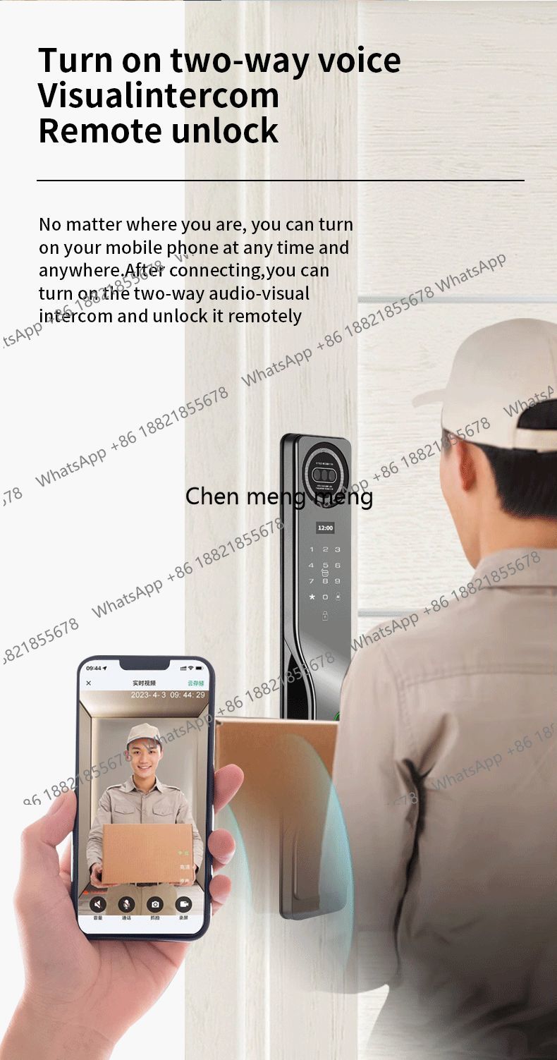 Cerradura Inteligente Digital  - Smart Door Lock 3D Face Palm Vein reseña y precio